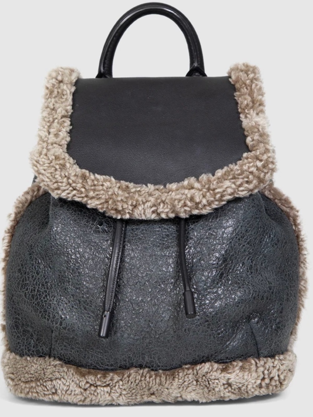 rag & bone Small Pilot II Backpack in Black & Brown